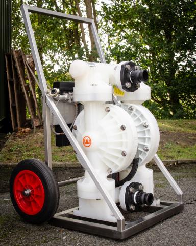 Trolley mounted air pumps for hire