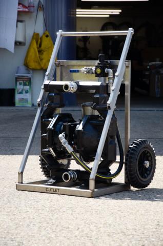 ARO hire pump large solids