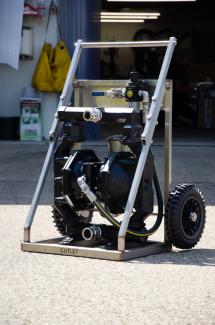 ARO hire pump large solids