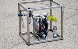 Viton air pump for fuel hire